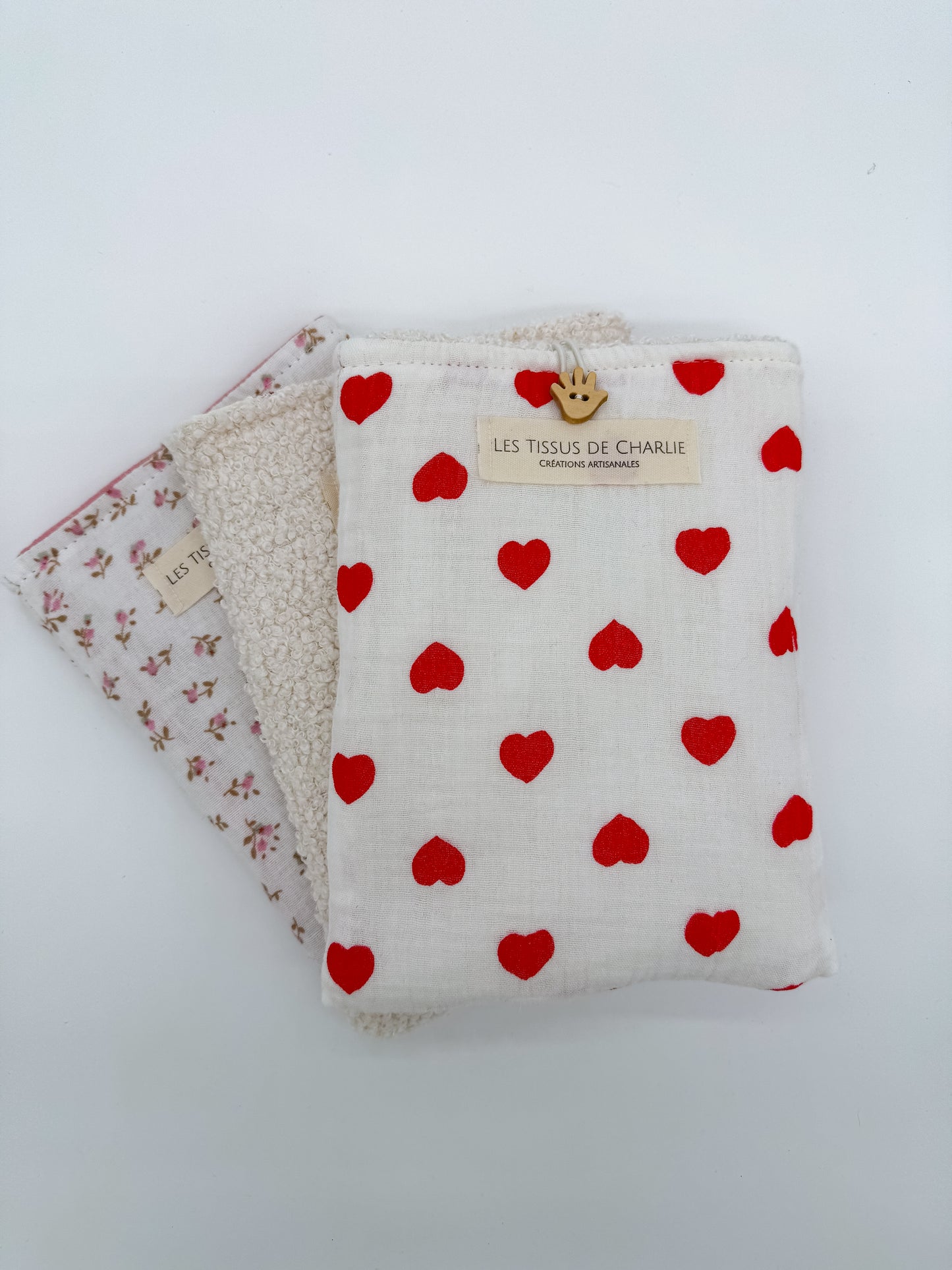Housse coeur pour livre de poche