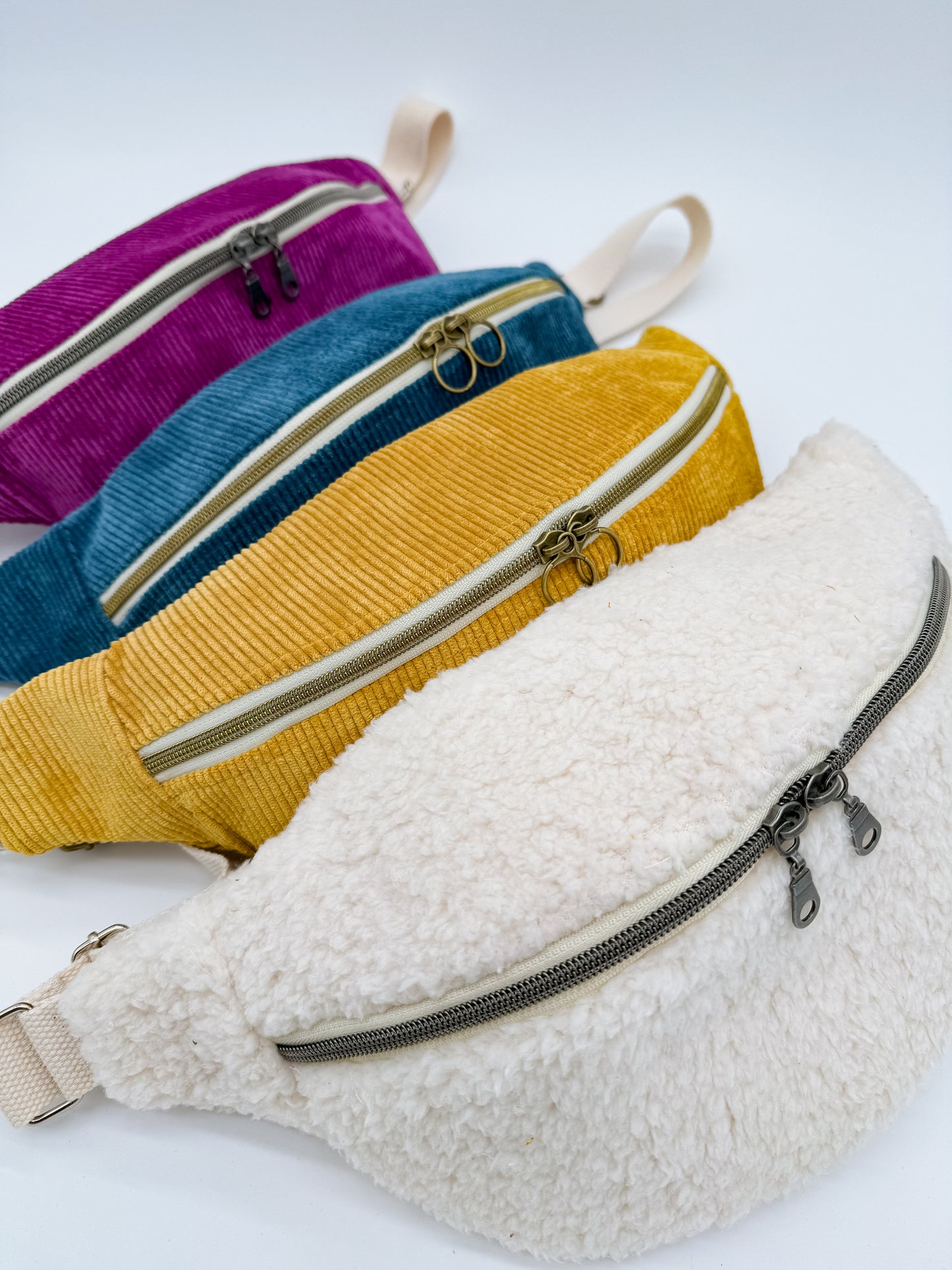Sac banane bleu petrol