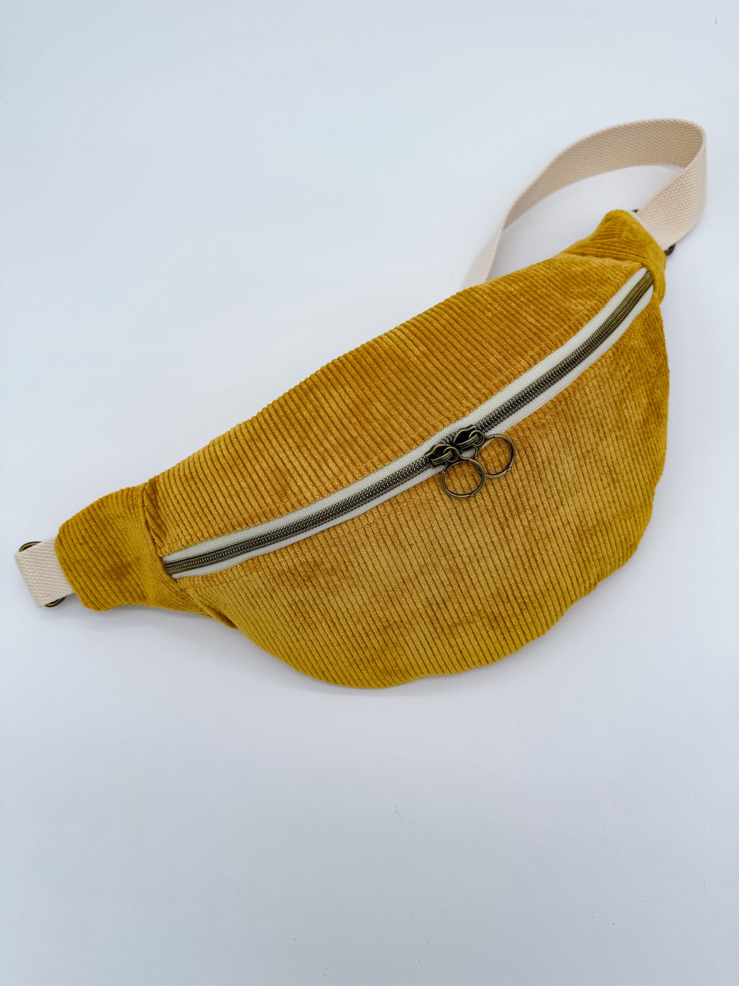 Sac banane jaune moutarde