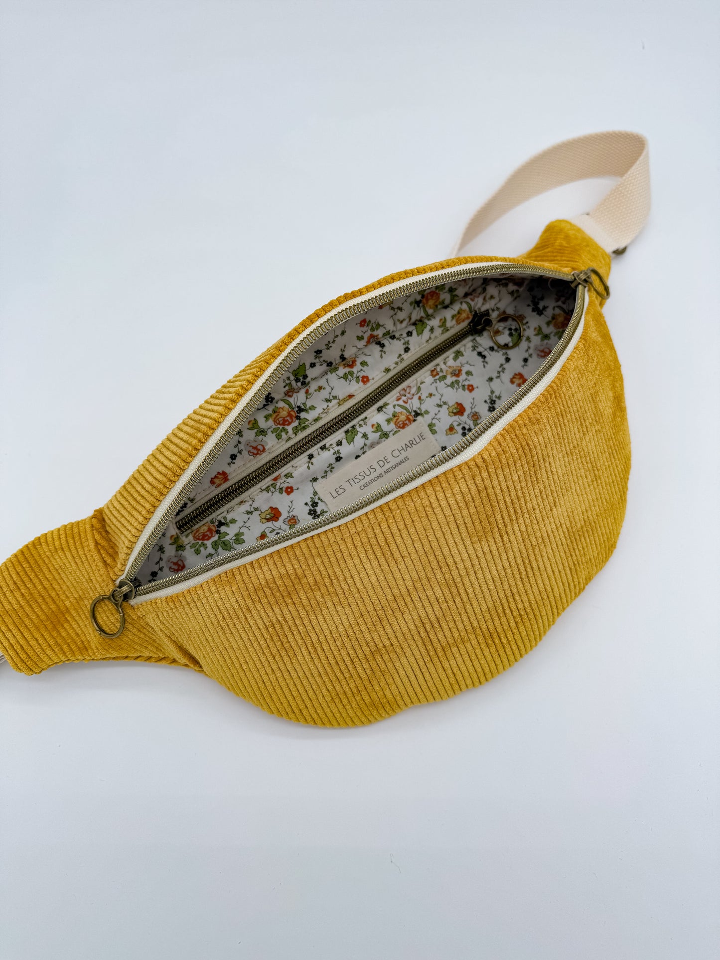 Sac banane jaune moutarde