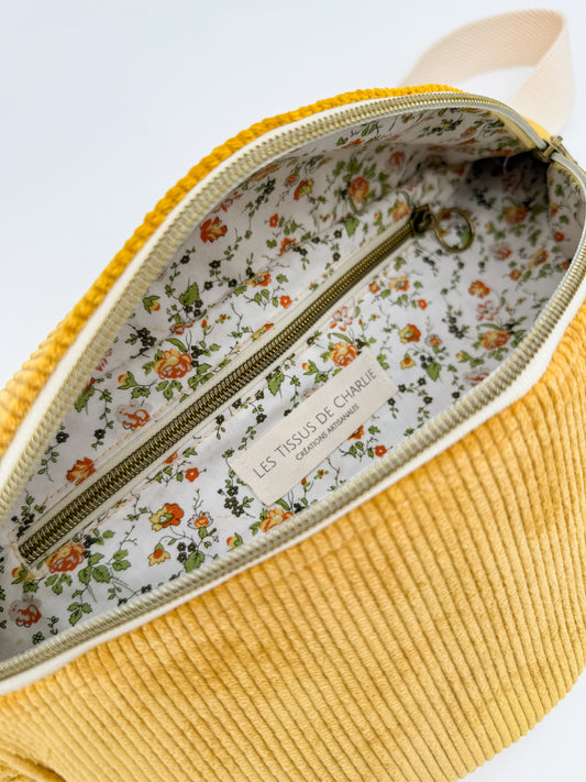 Sac banane jaune moutarde