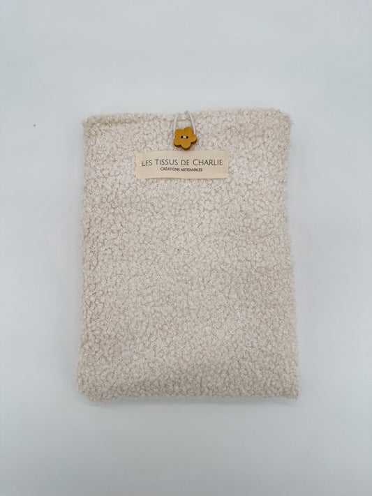 Housse bouclette pour livre de poche