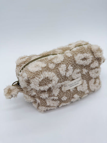 Trousse de maquillage léopard