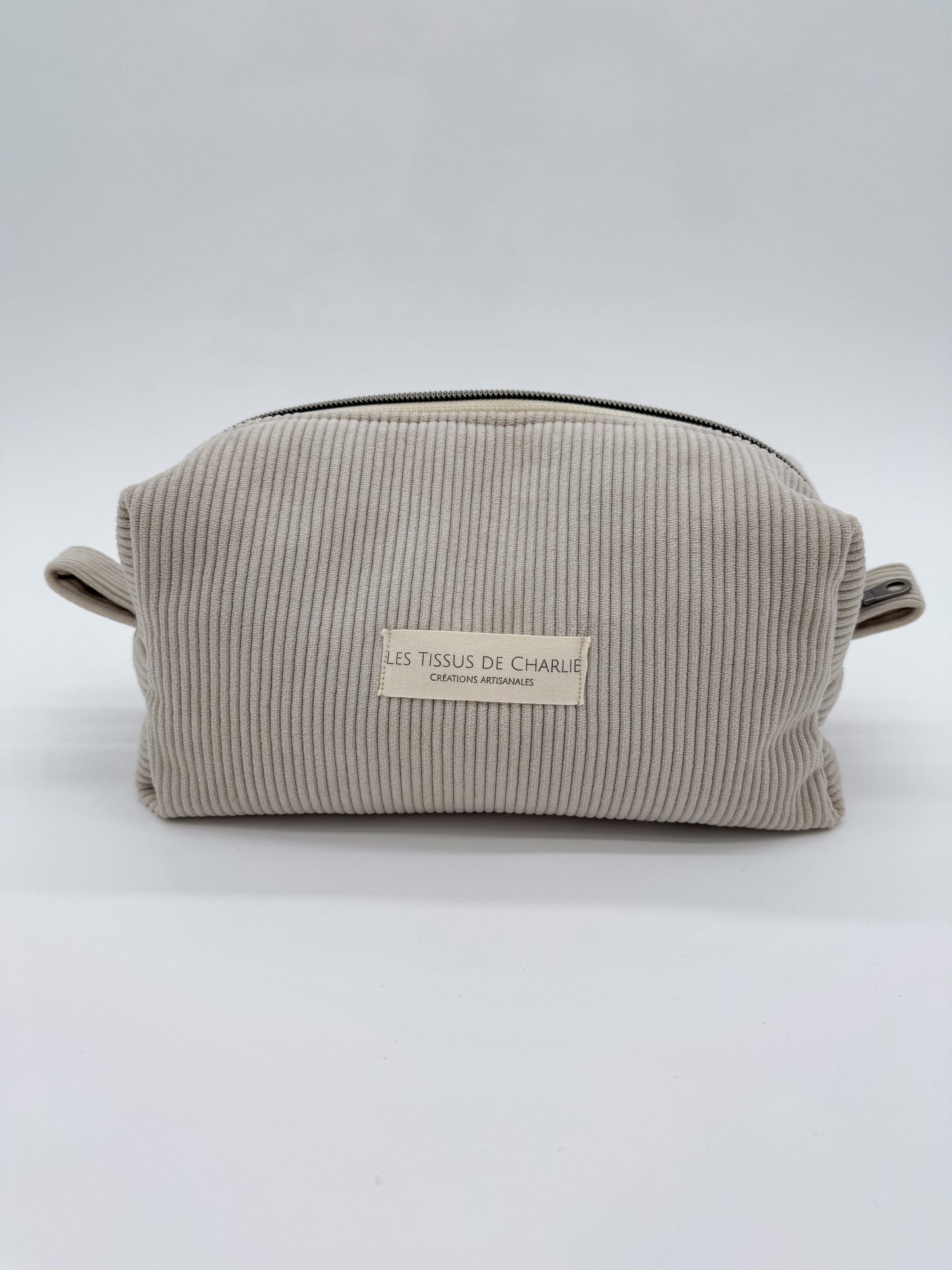 Trousse de maquillage gris clair